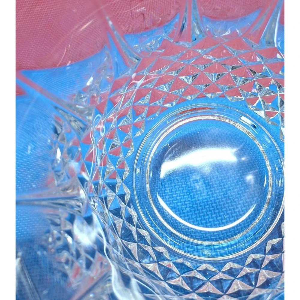 Cristal D'Arques Crystal Ice Bucket With Gold Rim France Vintage Discontinued